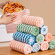 Rag absorbent dishcloth kitchen special towel thickened table scouring pad 3 pieces random color