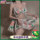 曼烟赠避孕套情趣内衣性感女仆装诱惑纯欲睡衣制服套装激情战袍女9896 露背蝴蝶结套装 均码 建议体重80-120斤