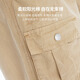 
LALABOBO [Mall Style] Three-dimensional Bear Multi-Pocket Working Pants for Women 25 New Loose Casual Wide Leg Pants LBEB-WXZC27 Khaki Regular M