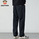 Paul Frank Casual Pants Men's Autumn and Winter Straight Pants Men's Simple Trendy Brand Korean Style Wide Leg Men's Pants Long Pants Black M