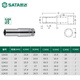 
Shida Zhongfei extended sleeve head 16/17/18/19/21/22mm open thickened medium and fast sleeve tool 12401 10mm series 6 angle long sleeve 8mm