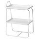 IKEA Hantosen bedside table unit storage rack for home bedroom storage small apartment white