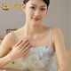CHINA GOLD pt950 platinum light luxury sparkling butterfly necklace as a birthday gift for family and friends, about 5g