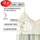 Langsha Suspender Nachthemd mit Brustpolster Sommer dünner Baumwoll High-End-Pyjama reine und sexy Mädchen Casual Kleid QM6627 M