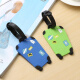 Gluekind creative pvc soft plastic luggage tag checking pass boarding tag suitcase trolley case pendant hanging tag blue