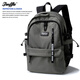 TRUFFLE casual backpack for men, large capacity junior high school students schoolbag female travel computer backpack college students (upgrade) SJWD-forest brown orange