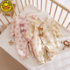 G.duck little yellow duck spring and autumn baby jumpsuit new Chinese style baby girl cheongsam newborn full moon one-year-old gift outer wear double layer leather pink rose jumpsuit 59cm 59 (5-10Jin Jin equals 0.5kg suitable)