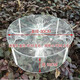Shushe Shop 4-hole white small fish and shrimp pot specializes in catching small fish and shrimp net fishing gear round fish pot can be sent by post, diameter 33 cm, 4 ropes