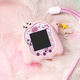 Tamagotchi uni mascota electrónica Purple Little Devil Silicone Cubierta protectora para pegatinas Educación temprana UNI Pink Little Devil Cover - Ded Stickers and Hands
