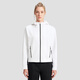 迪桑特（DESCENTE）TRAINING系列针织运动连帽宽松上衣夹克女款 WT-WHITE L