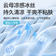 帮备可水洗婴儿隔尿垫夏季冰丝豆豆凉席老人防水可洗护理垫透气大尺寸 天蓝色【A类母婴级】冰丝凉感垫 60x80cm