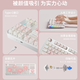 Forward Strawberry Kitten Wireless Bluetooth Three-Mode Mechanical Keyboard for Girls High-Precision Cute 87-key White Light Computer Laptop Office Game E-Sports Peripheral Universal 87-key White Kitten Theme [White Light] Wired Model Green Axis [Crispy Sound]