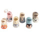 Sommer dünne atmungsaktive Baby-Baumwollsocken Cartoon-Schuhe und Socken, die nicht rutschende Babygurtboden Socken zufällig Farbe 6 Paare 1-3 Jahre (m) abgeben (m)