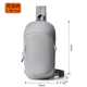 Simple and lightweight large capacity travel backpack for men and women same style shoulder bag fashionable couple simple casual niche design gray