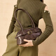 CHARLES&KEITH25秋新品腰带式设计长柄腋下包斜挎包七夕礼物CK2-20271613 Distressed Coffee咖啡色 M