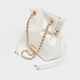 Charles/Keith25 Autumn New Product Soft Strising Cadena simple Bolsa de la suerte Bag Ck2-80151536