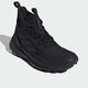 Adidas Herrenschuhe Herbst und Winter Neue kostenlose Wanderer 2.0 Außen-Wasserdichte und feuchtigkeitsdurchlässige Sportbergsteiger- und Wanderschuhe IH3524/Schwarz/Grau 40