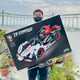 
Compatible with small particle building blocks, racing aircraft, high-difficulty assembly building blocks, racing model, toys, big gift box, 1098 mecha dragon god building blocks [380PCS]