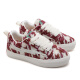 Lightning x Storm Picasso Pinturas Co-Branded Xiaoxiangfeng Women's Shoes Women Lightning Bread Bread Pareja Cabina deportiva Zapatos Men y mujeres D6227 Cherry Red 42
