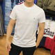 汤米·希尔费格（Tommy Hilfiger）多款圆领新款男士纯色简约百搭短袖T恤 9石楠粉色9804 690/694 版 XS 代购