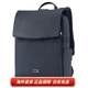 Samsonite Lofice Brand Logo Flip Apertura y tela de cierre de tela Mochila de cuero de vaca Small Women's Style Hidden Blue Basic (Bag)