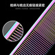 Sakura Mai pet comb, piano comb, unknotted and smooth hair, beautician special for removing floating hair/household cat/dog comb, light gun color 19x3.8cm