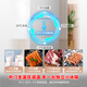Rongsheng 253 upgraded first-class energy efficiency three-door small refrigerator household small variable frequency air-cooled frost-free energy-saving and odor-free rental housing renewal subsidy BCD-253WD12NP