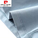 Pierre Cardin Pure I Cotton Gris-bleu t-shirt à manches courtes pour femmes 2025 Été Nouveau et polyvalent littéraire et élégant T-shirt épaule avant 6195 Gris-bleu à manches courtes M (recommandée 80-105 Jin [Jin est égal à 0,5 kg]))