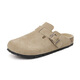 Devo Life Genuine Leather Cork Boking Fishing Birken Zapatos Biras de vaca Semi-Tork Splolo Sombry Bag Bag Head 6231 Color de arena todo incluido 43 (zapatos para hombres)