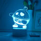 Qichun new egg zi party peripheral atmosphere lights Baker-shaped colorful night lights to give children birthday gifts 3899-9 Dongdong sheep 3 colors (3 kinds of white lights) with switch USB socket