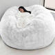 Pupan Doubao Artificial Fur Doudou SOFA peut être de 5 pieds 6ft7ft de vin rouge 5.00x5.00 cm Couverture de tissu 13565 cm