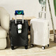 Large capacity water cup holder multi-functional suitcase high-value charging USB trolley case universal wheel fresh suitcase randomly sent