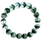 Pulsera de fantasma verde natural de color de ciervo Cornucopia Hombres y mujeres CRISTAL CON BLOJAS SOLITAS 108 Multi-círculo Pulsera de montaña de mil capas 0505 5 mm Green Ghost