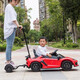 Haolaixi Lamborghini children's electric car four-wheel car remote control toy car can sit a child with a swing baby stroller top with red + adult standing plate + soft wheel leather seat + remote control
