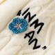 Inman (Inman) Fashion Simple Cable Sweater Jacket for Women 2025 Autumn Loose cómodo suave glutinoso Flower tridimensional Cardigan Light Apricot M