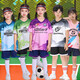 Kinderfußballuniformanzug für Jungen und Mädchen schnell trockener kurzärmeliges Training Grundschule Fußballspiel Team Uniform-Anpassung YL-9227 Blue Blue JPG XS (155-160 cm)