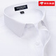 Camisa oficial de la tienda oficial de Yageor Camisa de manga corta para hombres Rayas casuales de negocios de mediana edad sin planchar y antihorreos profesionales de uso formal de color sólido algodón pequeño Purple Purple DX6624 38 Recomendado 100-120Jin [Jin equivale a 0.5 kg]