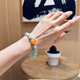 ADRIUS luxury high-end jade bracelet women's single circle old beeswax A-grade jade bracelet design retro jade bracelet A-grade jade bracelet + certificate