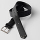 PRADA/Prada gift men's Saffiano cow leather belt belt black 100cm