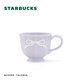 Starbucks Cup Garden Dance Series Ceramic Mug High-Looking Desktop Coffee Cup Gift for Men and Women Bow Tie Mug 296mL