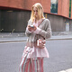 
CHARLES/KEITH25 autumn new product retro pleated bow mini handheld crossbody bag CK6-40151554 Aura Pink Aurora Powder XXS