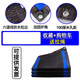 Sunshade net encrypted thickened sunscreen net black shade net outdoor courtyard car shed roof insulation net 3888 needle black blue reinforcement (2 meters * 6 meters)