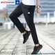 Adidas men's pants 25 summer new sports pants running training fitness loose casual woven quick-drying breathable trousers IT3983/woven feet/main recommendation L