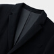Biyinlefen 2025 Automne New Men's Casual Light Business Corduroy Texture Soft and Elastic Blazer Easy To Care 07 Black XL (110)