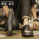 
Couple Wolf Family QUNLANGSHIJIA Slippers Men's Summer 2025 New Fashion Brand Outdoor Anti-Slip Anti-odor Thick Sole Wear-resistant Sandals High-end Beach Sandals Black [This model is leather shoe size] 41