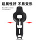 Airtag hidden wind-breaking pneumatic water bottle holder water cup holder road mountain bike anti-lost positioning protective shell set black PC material with anti-theft screw tools does not include the locator