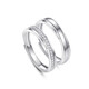 Facôme platinum ring, a perfect match pt950 platinum pairing ring, men's and women's ring, engagement, birthday, Valentine's Day gift, light luxury - couple ring