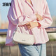 森马（Semir）【单肩包福袋】斜挎包女通勤单肩包休闲百搭运动包包 C款【通勤斜挎包】-奶白10501 均码