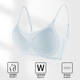 
FitonTon7A antibacterial 2-piece markless underwear for women gathered summer thin bra without steel ring bra cool back underwear for women