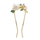 Xiangwan hairpin hairpin four-leaf clover U-shaped hairpin hairpin for women with hair on the back of the head, high-end hairpin hairpin hair accessory